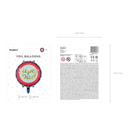 Lufi super dad fólia 45 cm mix