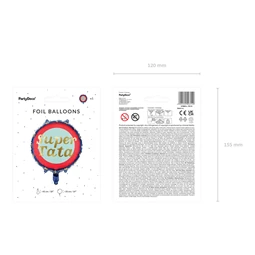 Lufi super tata fólia 45 cm mix