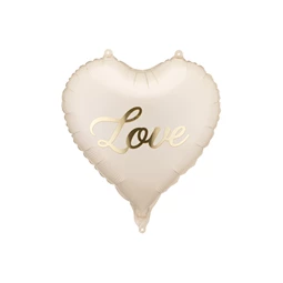Lufi szív Love felirattal 45 cm mix