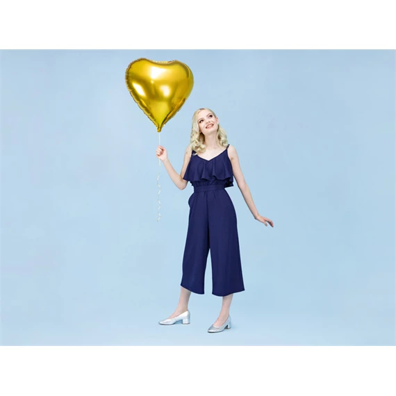 Lufi szív fólia 61 cm arany