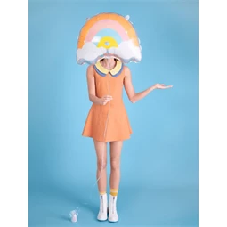 Lufi szivárvány fólia 55x40 cm mix