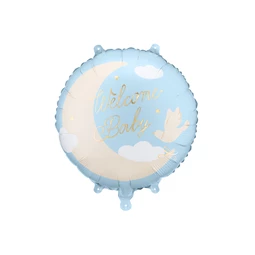 Lufi tablet Welcome Baby 35x35 cm világoskék