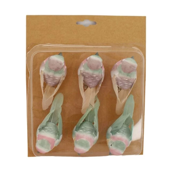 Madár csipeszes 10x4x4,5 cm S/6