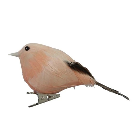 Madár tollas, csipeszes 10 cm S/8