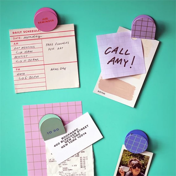 Mágneses csipesz szett, irodai S/5