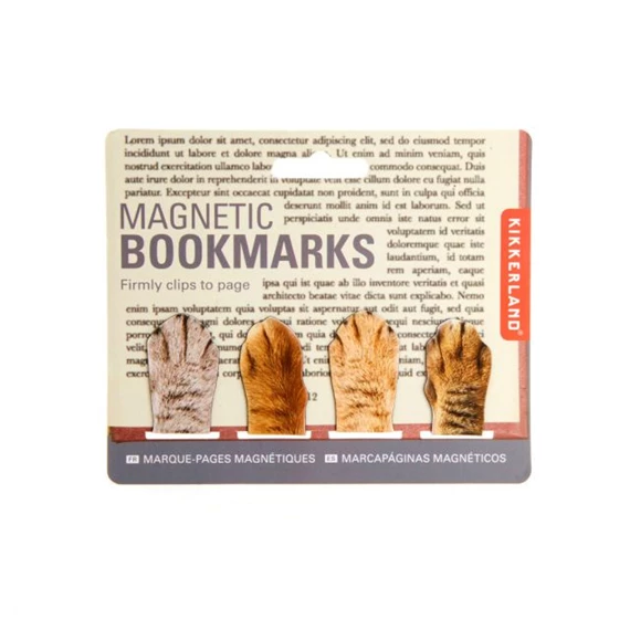 Mágneses könyvjelző, mancs S/5