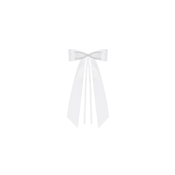 Masnik csokornyakkendővel fehér 14 cm S/4