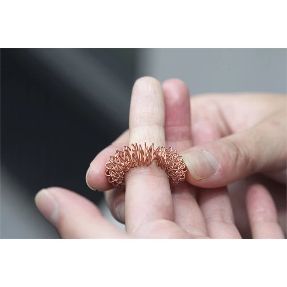 Masszázsgyűrű a fáradt ujjakra S/3