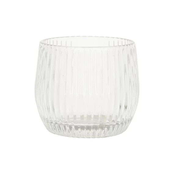 Mécsestartó barázdált 6,5x5 cm