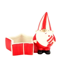 Mécsestartó mikulás figurával 12x8,3x9,5 cm