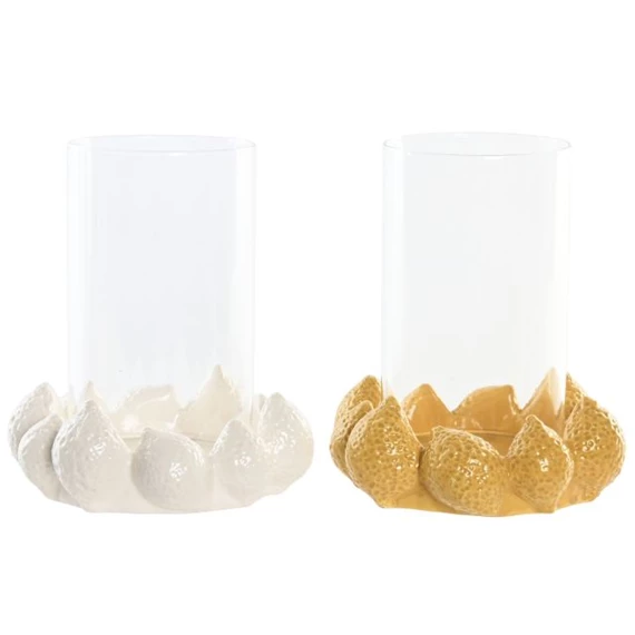 Mécsestartó virág 16x16x18,5 cm 2 féle