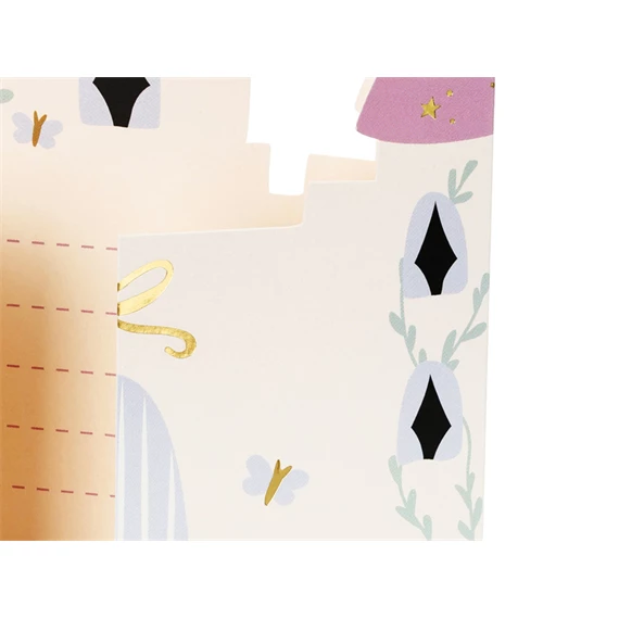 Meghívók kastély 12,5x15,5 cm mix S/6