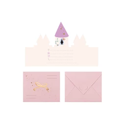 Meghívók kastély 12,5x15,5 cm mix S/6