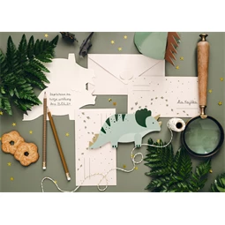 Meghívók triceratops, mix S/6