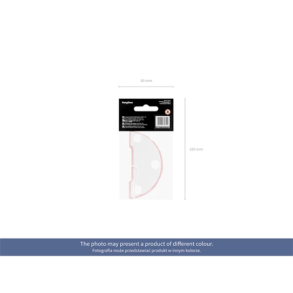 Méhsejt dekor gömb égkék 10 cm