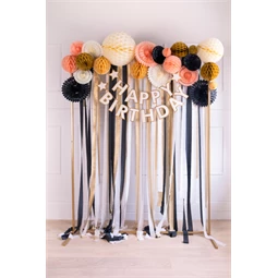 Méhsejt dekor gömb szalma 40 cm