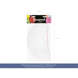 Méhsejt dekor gömb piros 40 cm