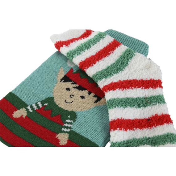 Melegvizes palack zokni szett, mintás 17x28x4 cm 2 féle S/2