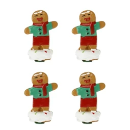 Mézeskalács kisfiú sállal 2,7x1,5x4,1 cm S/4
