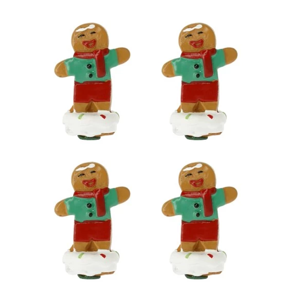 Mézeskalács kisfiú sállal 2,7x1,5x4,1 cm S/4