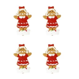 Mézeskalács kislány ruhában 2,6x1,6x4,1 cm S/4