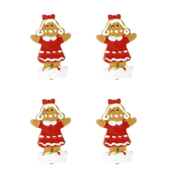 Mézeskalács kislány ruhában 2,6x1,6x4,1 cm S/4