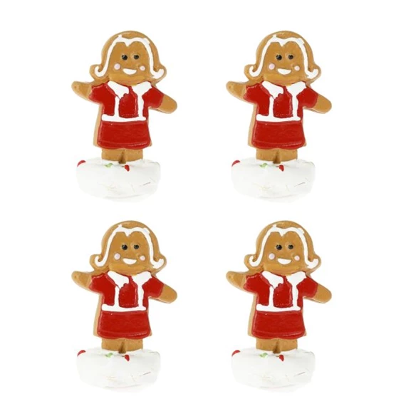 Mézeskalács lány ruhában 2,6x1,7x3,9 cm S/4