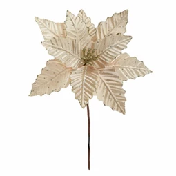 Mikulásvirág glitteres, betűzős 30 cm