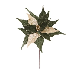 Mikulásvirág glitteres, betűzős 45 cm