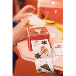 Mini matricák merry christmas, mix 250 cm