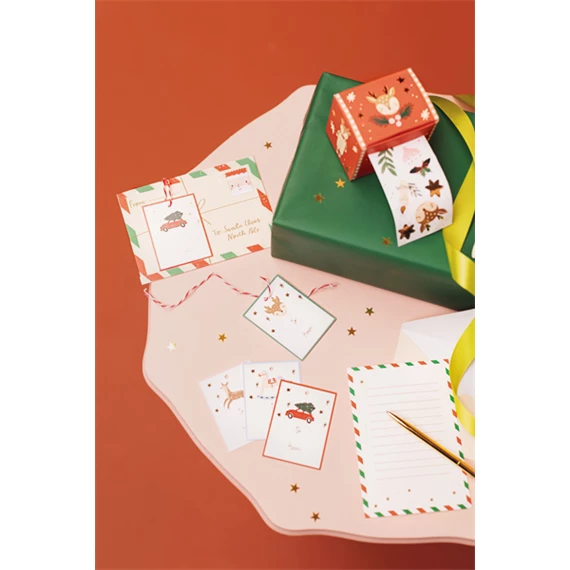 Mini matricák merry christmas, mix 250 cm