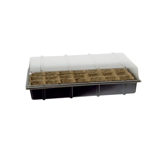 Mini üvegház 30 db palántához 5x5 cm , 52x17 cm S/3