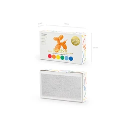 Modellező pasztell lufi 130 cm pumpával, vegyes S/30