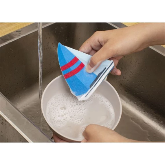 Mosogatószivacs, hajózós 2,5x6,5x13 cm S/2 