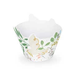 Muffin papír virágos 5x7,5x6,5 cm mix S/6