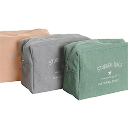 Neszesszer cipzárral 20x8x14 cm 3 féle