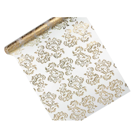 Nyomott organza fehér 0,36 cm x 9 m