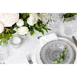 Nyomott organza fehér 0,48 cm x 9 m