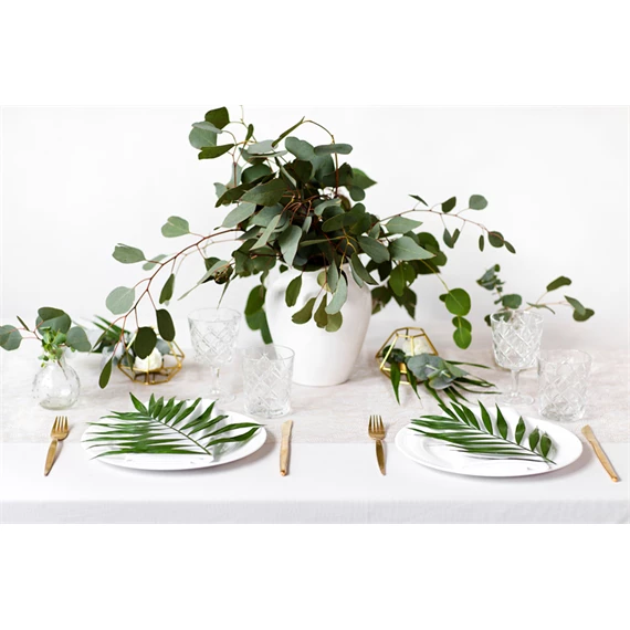 Nyomtatott organza fehér 0,48 cm x 9 m