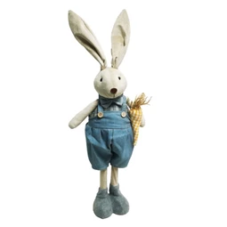 Nyúl fiú teleszkópos lábbal 20x13x64 cm