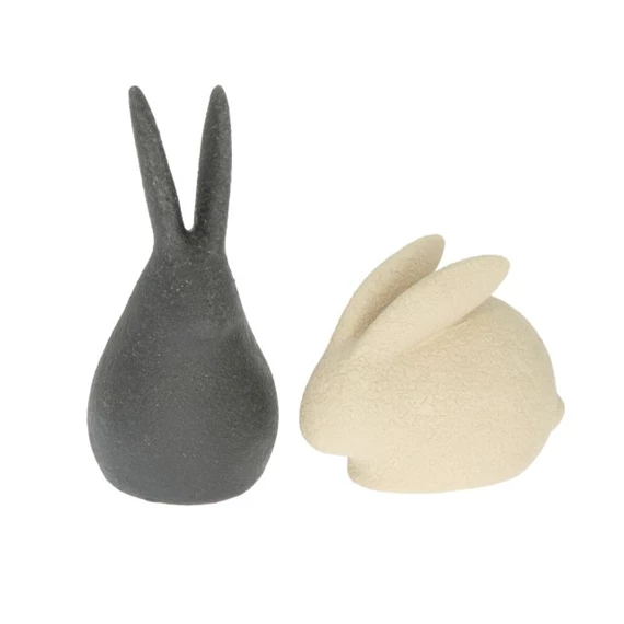 Nyúl homokszórt felülettel álló, fekvő 7,3x6,4x13,5 cm 2 féle