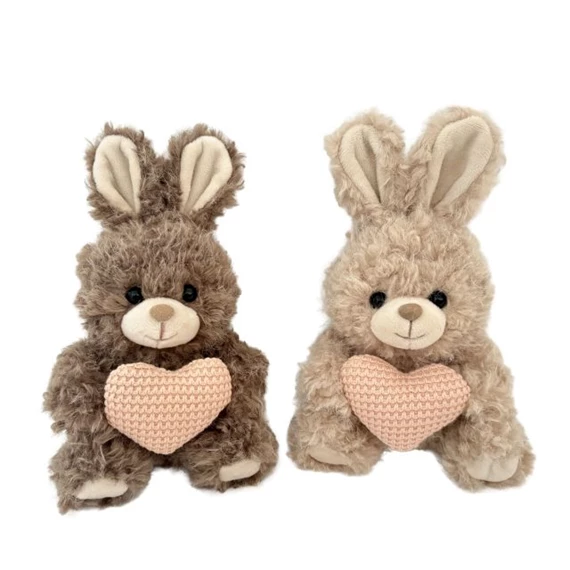 Nyúl szívvel 16 cm 2féle