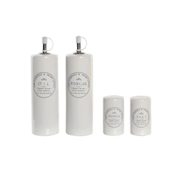 Olaj- és ecettartó szett 18x15x22 cm S/4