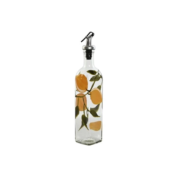 Olajtartó citrom mintás 6x6x30,5 cm