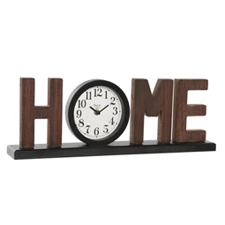 Óra "HOME" felirattal 50x6x17 cm