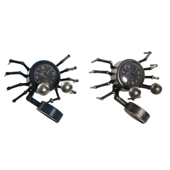 Óra asztali, rák 23x22x14 cm 2 féle