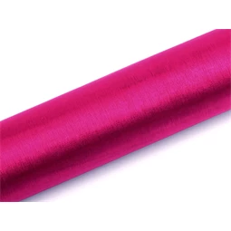 Organza sima sötét rózsaszín 0,16 cm x 9 m