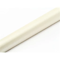 Organza sima világos krém 0,36 cm x 9 m