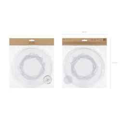 Organza tasakok fehér 25 cm S/10