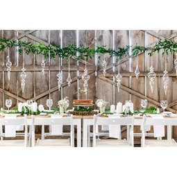 Oszlop gyertya matt fehér 15 x 6 cm S/6